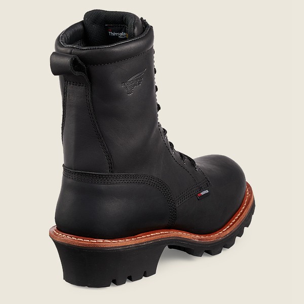 Bottes de Sécurité Red Wing - Loggermax - 9-Inch Insulated Waterproof Toe - Noir - Homme 705VFGYAJ